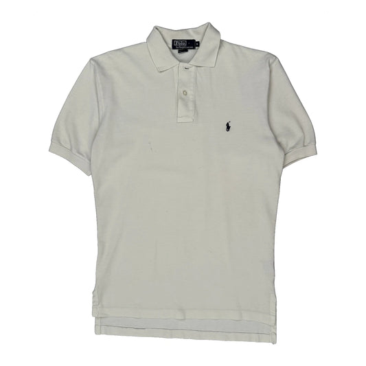 Polo By Ralph Lauren Polo Shirt - Small White Cotton