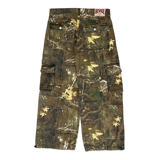 Revice Camo Cargo Trousers - 34W UK 12 Camo Cotton