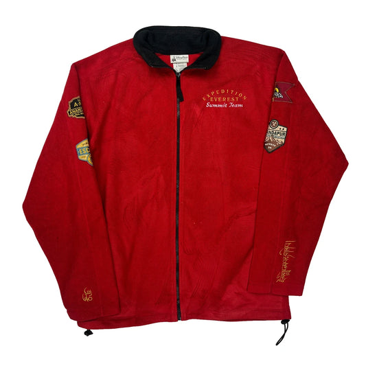 Expedition Everest Disney Graphic Fleece Jacket - Medium Red Polyester