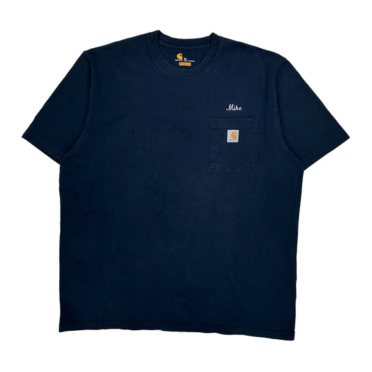 Mechanical Vibration & Balancing Services, Inc. Carhartt Graphic T-Shirt - XL Navy Cotton