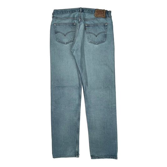 501 Levis Jeans - 33W 33L Light Wash Denim