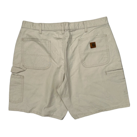 Carhartt Carpenter Shorts - 40W 8L Beige Cotton