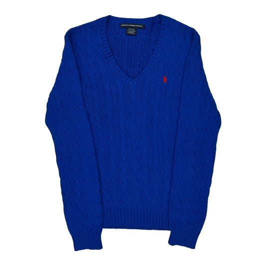 Ralph Lauren Sport Jumper - Medium Blue Cotton