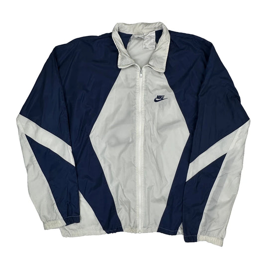 Nike Windbreaker - XL Navy Nylon