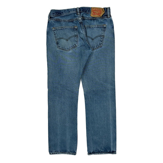 501 Levis Jeans - 32W 29L Blue Cotton