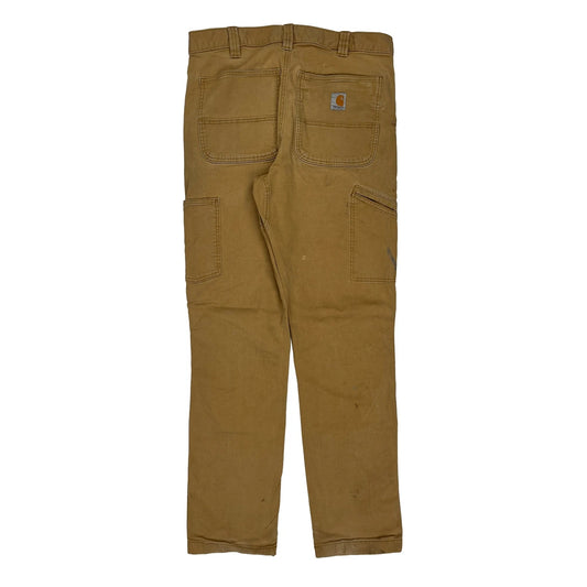 Vintage Carhartt Double Knee Carpenter Trousers - 32W 33L Brown Cotton