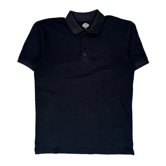 Vintage Dickies Polo Shirt - Medium Navy Cotton Blend