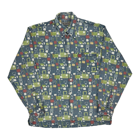 Lerros Patterned Shirt - Medium Multicoloured Cotton
