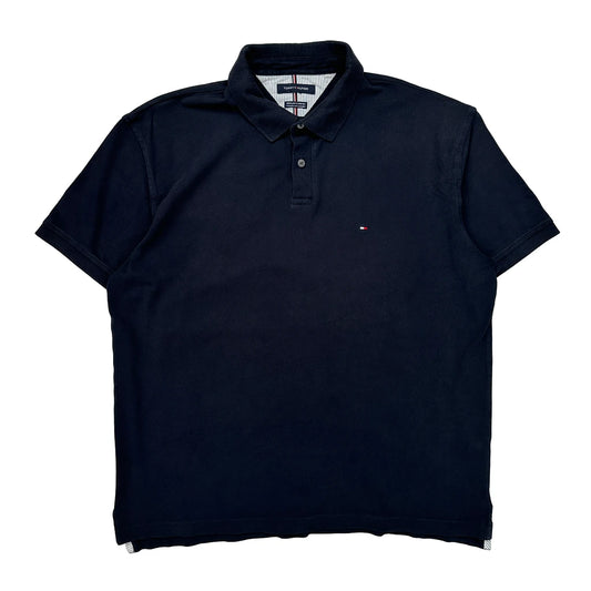 Tommy Hilfiger Polo Shirt - 2XL Navy Cotton