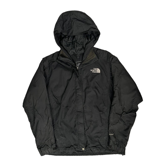 Vintage The North Face Windbreaker - Large Black Polyester