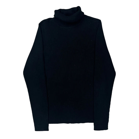 Vintage Ralph Lauren Sweater - Large Black Cotton