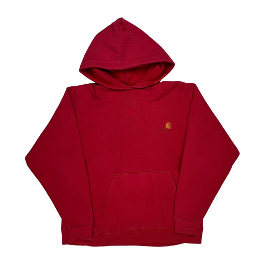 Carhartt Hoodie - Large Red Cotton