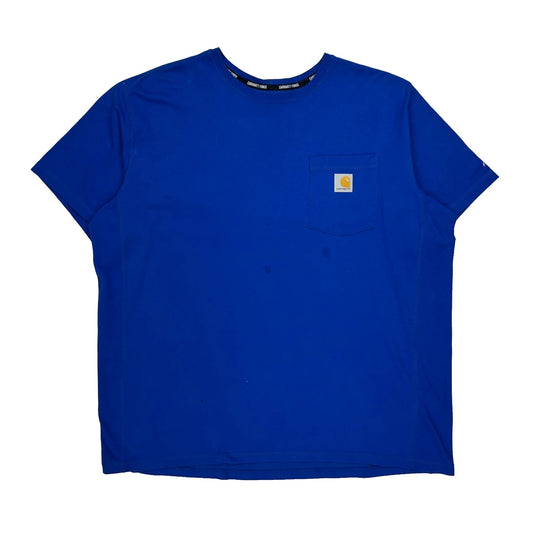 Carhartt Force Carhartt T-Shirt - XL Blue Cotton