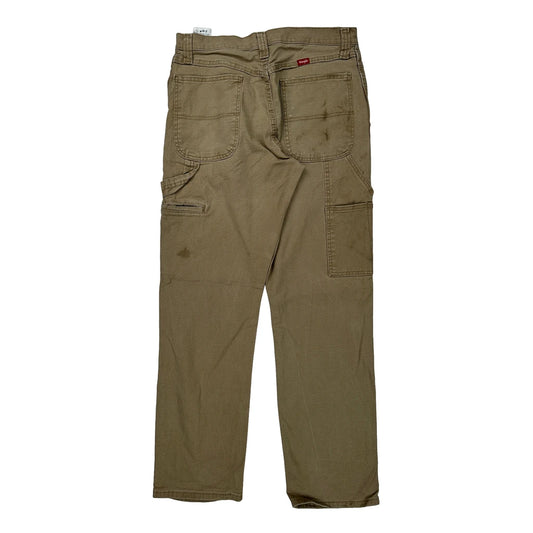 Wrangler Carpenter Trousers - 32W 32L Khaki Cotton