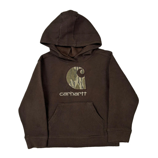 Age 5 Carhartt Hoodie - Small Brown Cotton