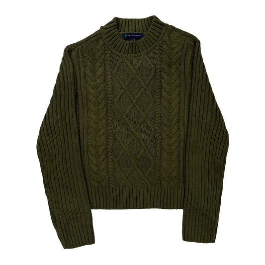 Tommy Hilfiger Jumper - Large Green Cotton