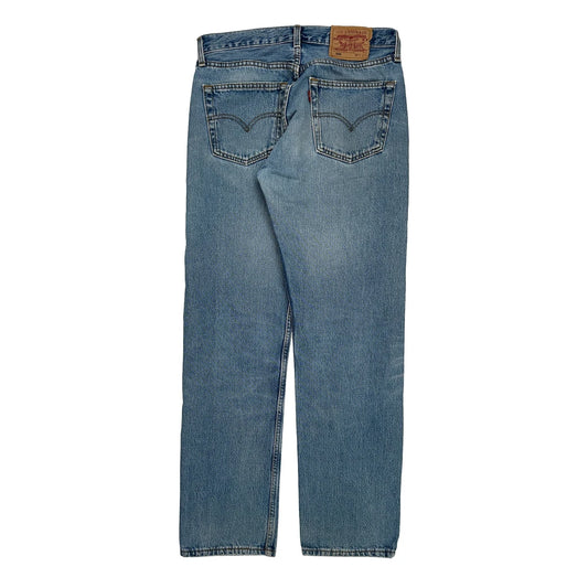 501 Levis Jeans - 30W 31L Light Wash Denim