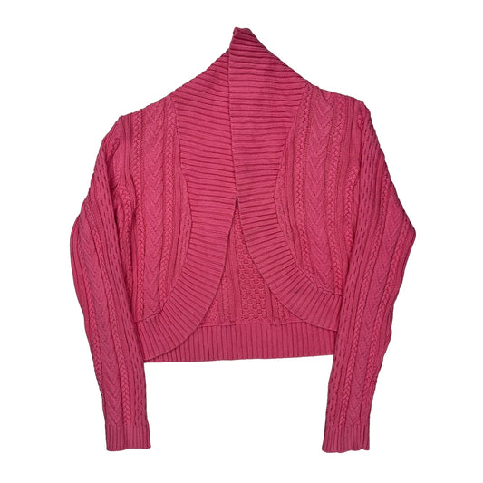 Vintage Ralph Lauren Cardigan - Large Pink Cotton