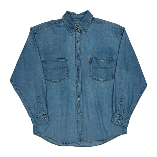 Levis Denim Shirt - Medium Blue Cotton