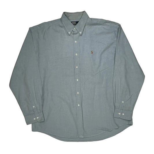 Polo By Ralph Lauren Shirt - 2XL Blue Cotton