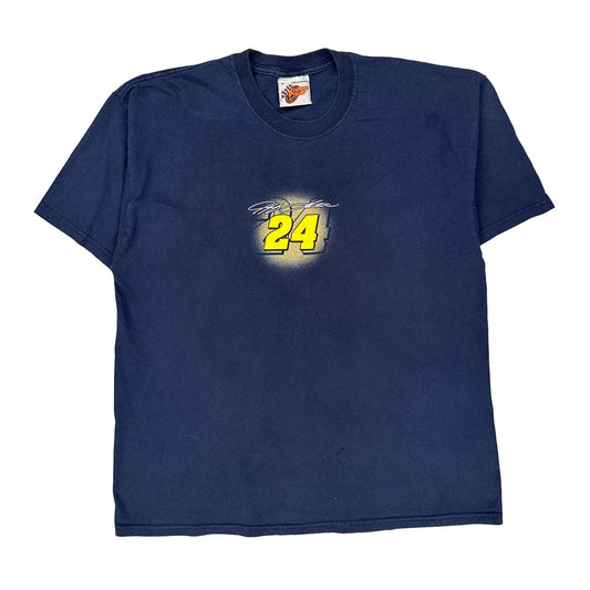 Gordon 24 Winners Circle Nascar T-Shirt - XL Blue Cotton