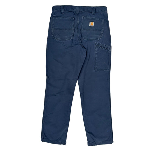 Carhartt Carpenter Trousers - 32W 32L Blue Cotton