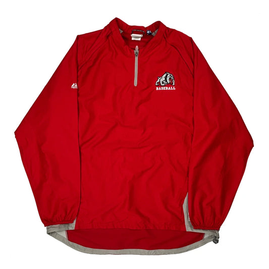 Baseball Majestic Windbreaker - 2XL Red Polyester