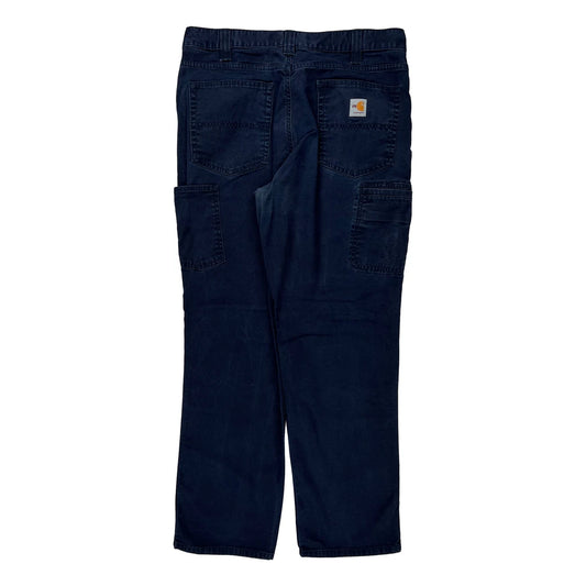 Carhartt Carpenter Trousers - 34W 32L Navy Cotton
