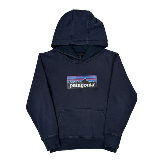 Vintage Patagonia Hoodie - Small Navy Cotton