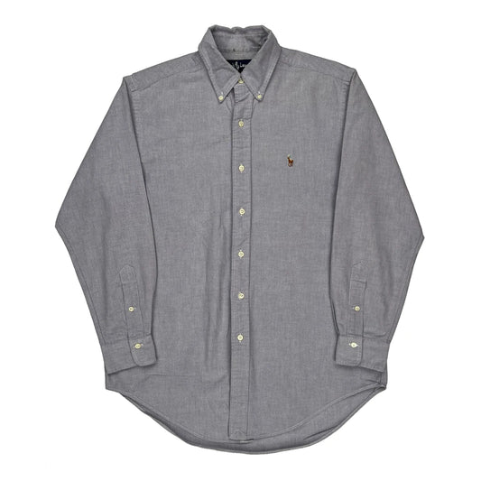 Vintage Ralph Lauren Shirt - Medium Gray Cotton