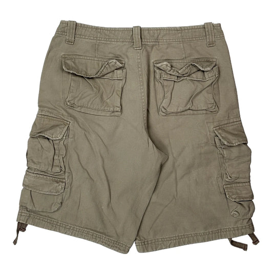 Levis Cargo Shorts - 34W 11L Beige Cotton