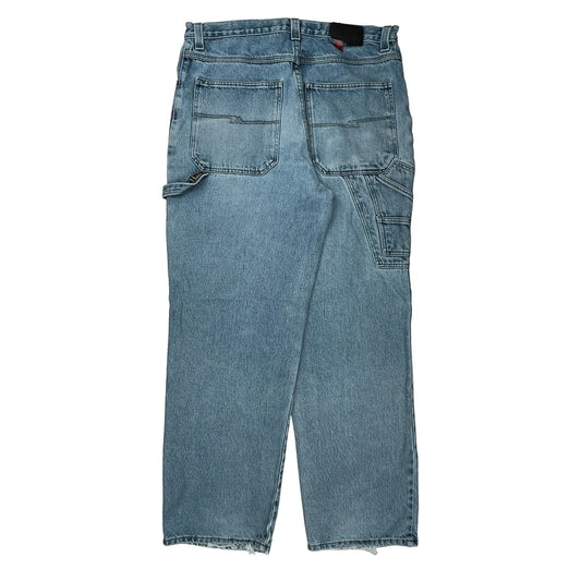 Unbranded Carpenter Jeans - 36W 30L Light Wash Denim