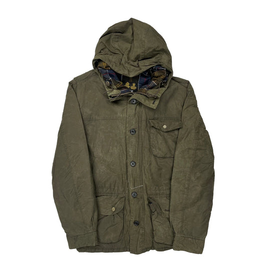 Barbour Wax Jacket - Large Green Cotton