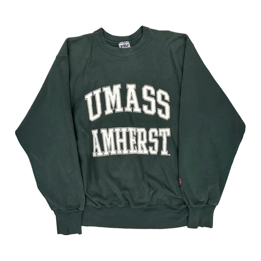 Made In USA Mv Sport College Sweatshirt - XL Green Cotton