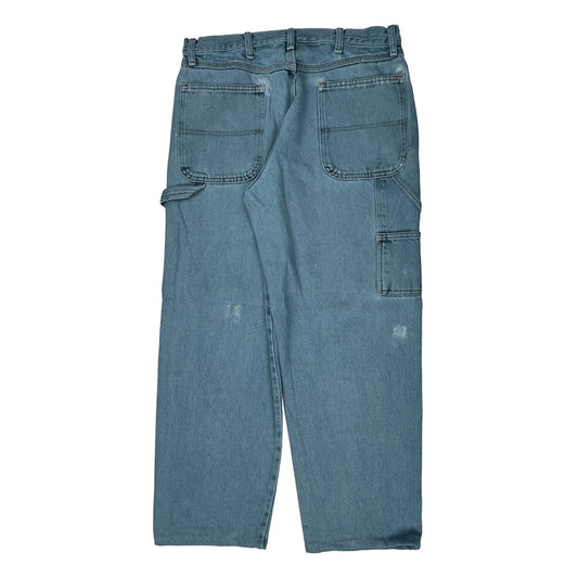 Wrangler Carpenter Jeans - 33W 30L Blue Cotton