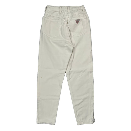 Guess Jeans - 23W UK 4 White Cotton