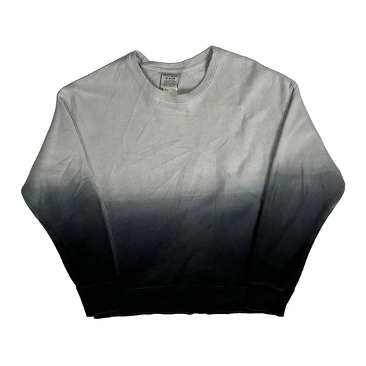 Reverse Weave Champion Sweatshirt - Medium Black & White Cotton