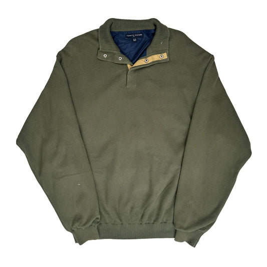 Tommy Hilfiger Jumper - XL Khaki Knitted