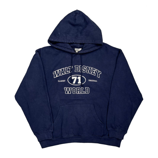 Vintage Disney Graphic Hoodie - XL Blue Cotton