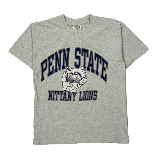 Penn State Nittany Lions Savvy College T-Shirt - Medium Grey Cotton