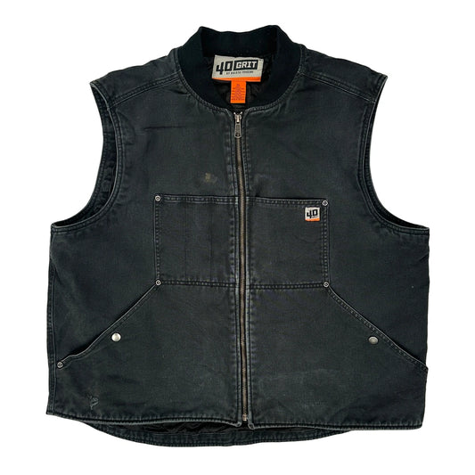 None Duluth Workwear Gilet - XL Black Cotton