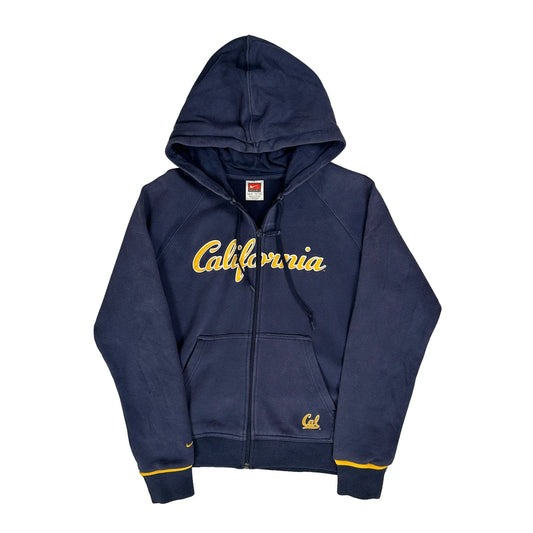 California Nike College Hoodie - Medium Navy Cotton