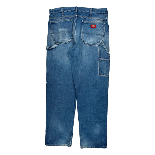 Dickies Carpenter Jeans - 36W 34L Blue Cotton