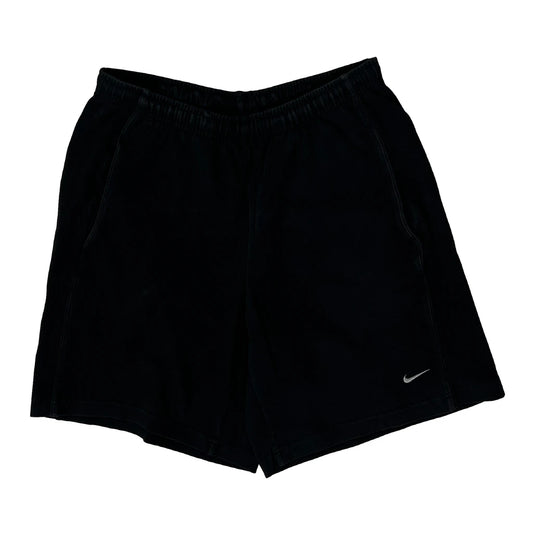 Vintage Nike Baggy Sport Shorts - Large Black Cotton