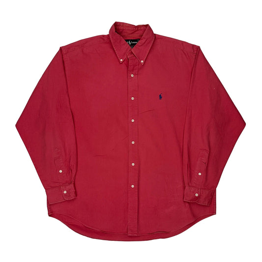 Blaire Ralph Lauren Shirt - Large Red Cotton