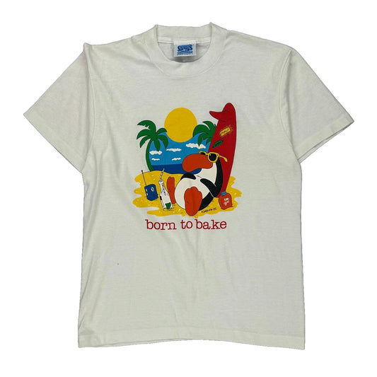 Sharkys Single Stitch T-Shirt - Large Multicoloured Cotton