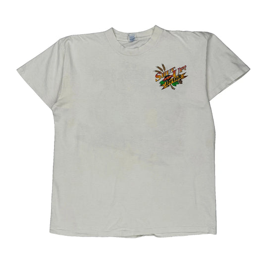 Shut Up! And Drink Unbranded Graphic T-Shirt - XL White Cotton