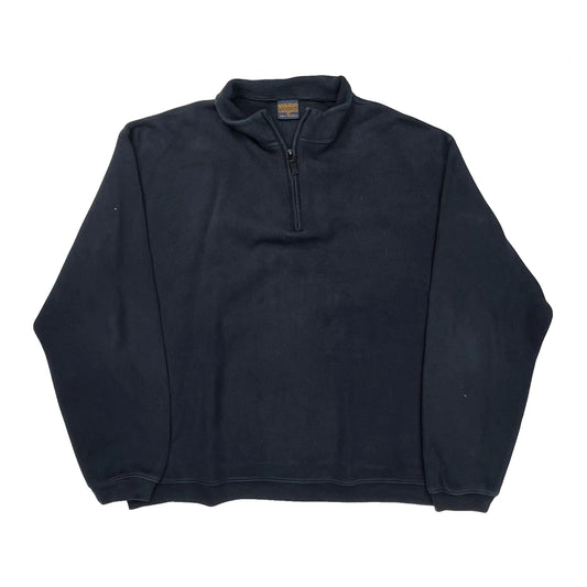 Woolrich 1/4 Zip - XL Navy Cotton