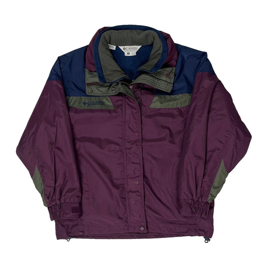 Columbia Ski Jacket - Medium Burgundy Nylon