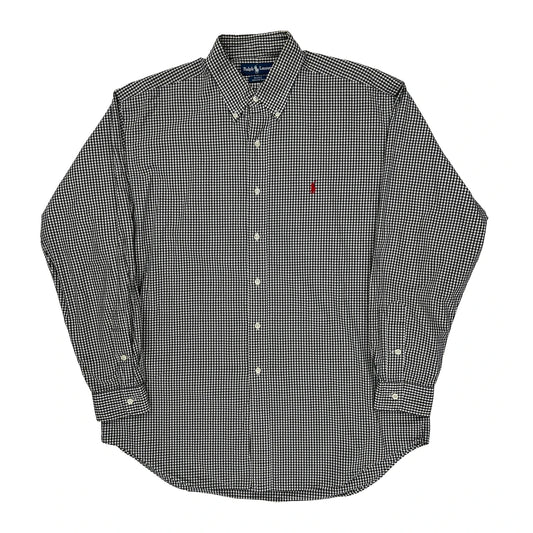 Blake Shirt Ralph Lauren Checked Shirt - Large Black & White Cotton
